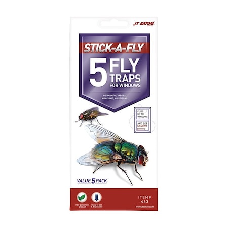 Jt Eaton JT Eaton Stick-A-Fly Fly Trap 5 pk 443